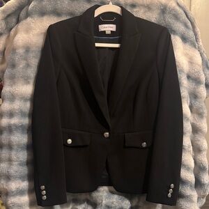 Calvin Klein Women's Elegant Black Suit Jacket